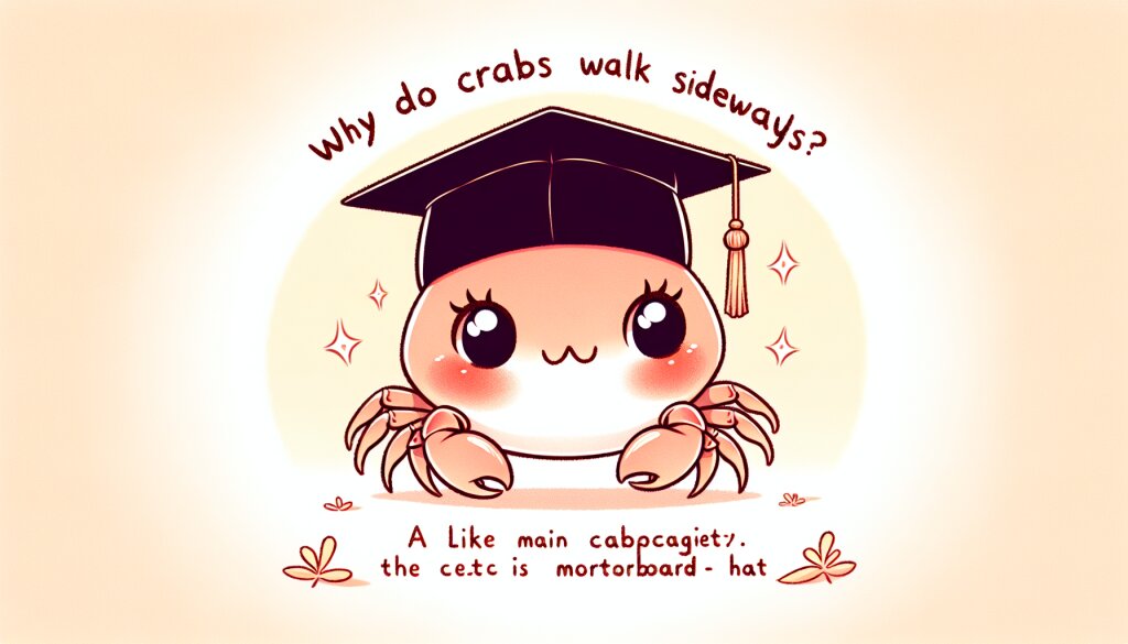 🦀 게는 왜 옆으로 걸을까?