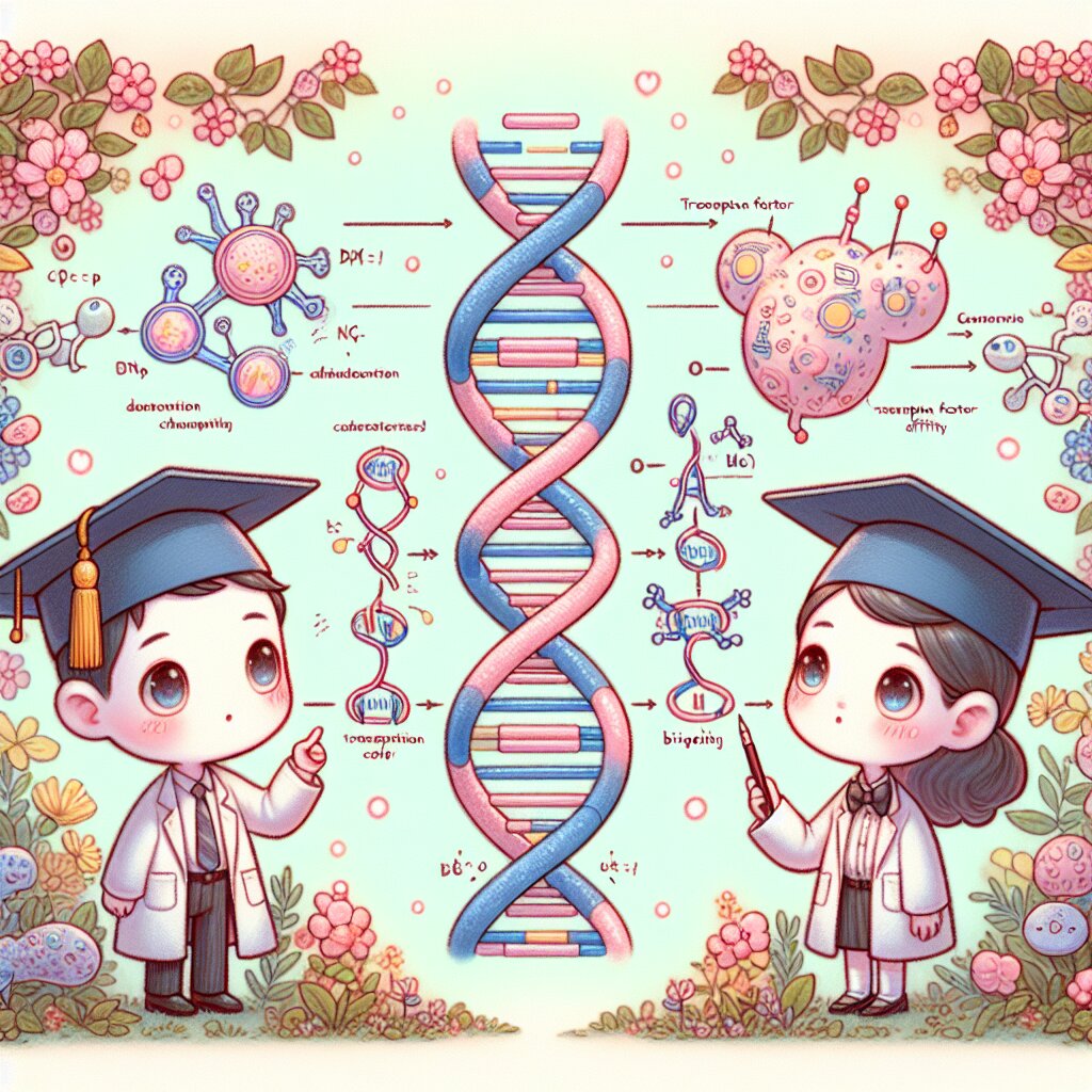 DNA 굽힘 특성과 전사 인자 결합 친화도의 관계